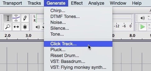 metronome in audacity