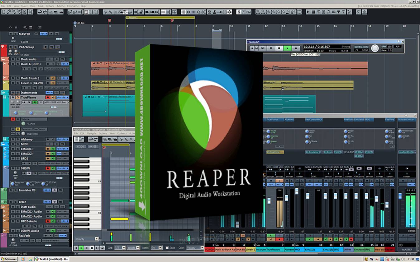instal the new version for mac Cockos REAPER 7.02
